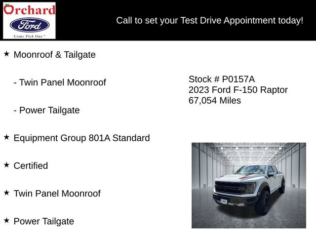 Certified 2023 Ford F150 Raptor AWD/4WD image 7