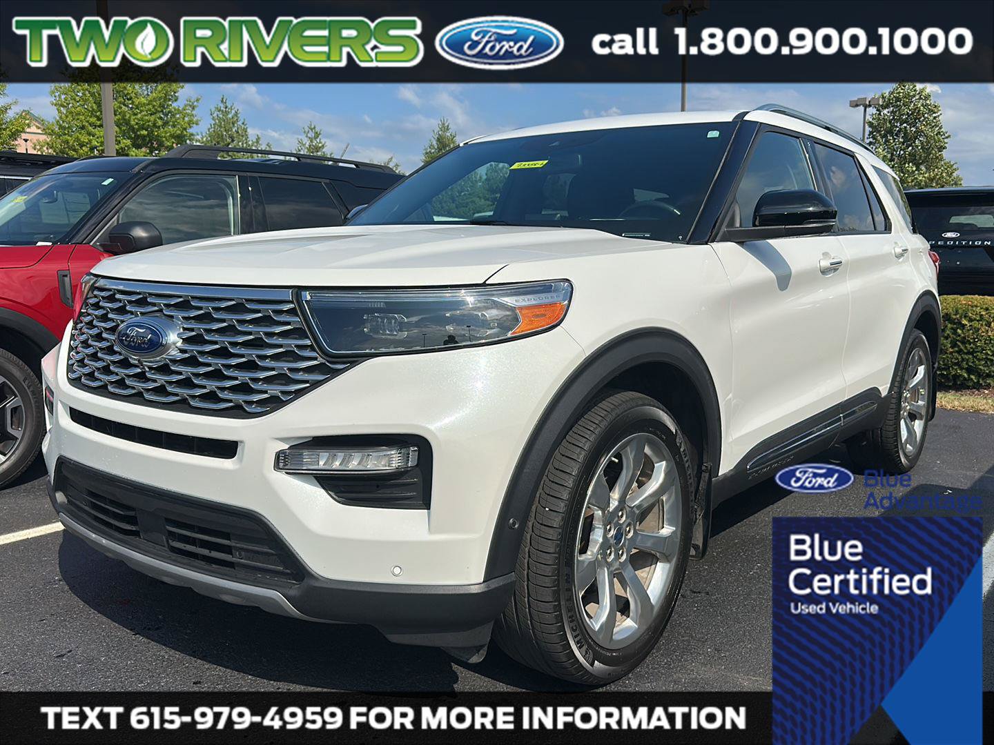 Certified 2020 Ford Explorer Platinum w/ Premium Technology Package