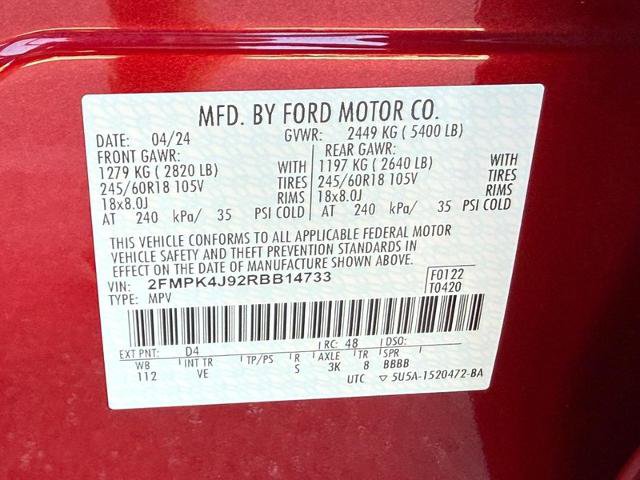 Certified 2024 Ford Edge SEL w/ Convenience Package AWD/4WD image 20