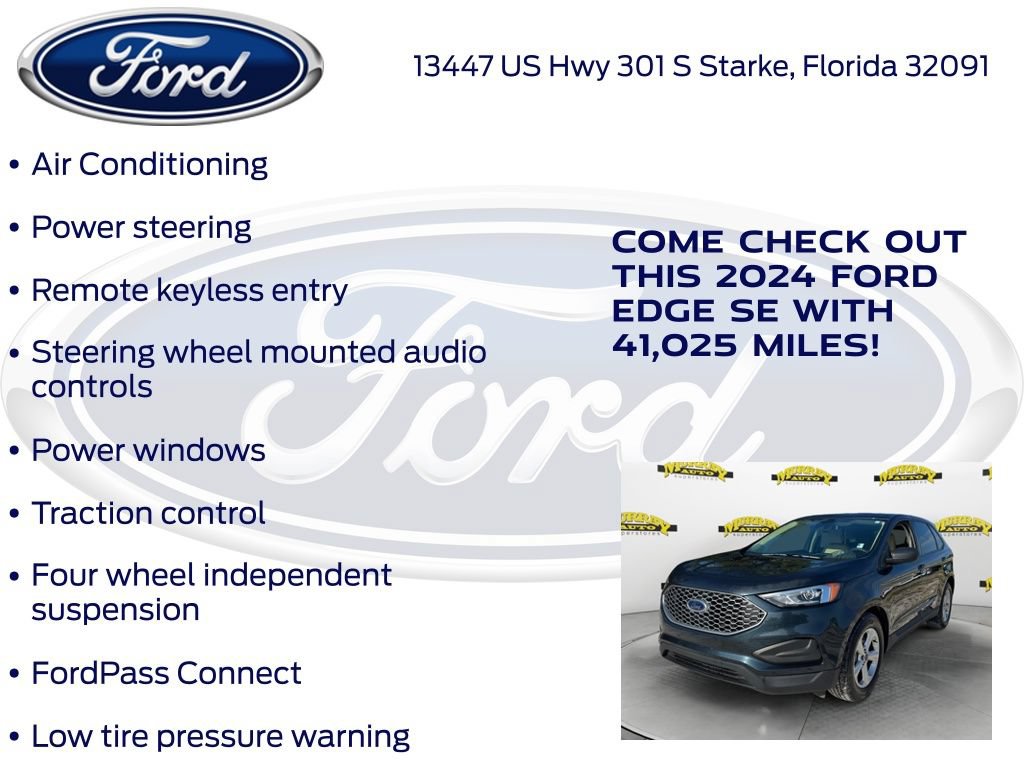 Certified 2024 Ford Edge SE AWD/4WD image 22