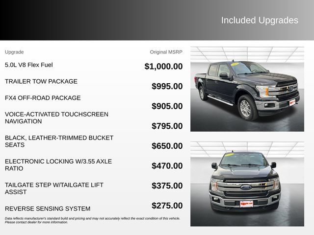 Certified 2020 Ford F150 Lariat w/ Trailer Tow Package AWD/4WD image 7