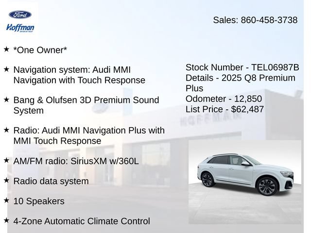Used 2025 Audi Q8 Premium Plus AWD/4WD image 20