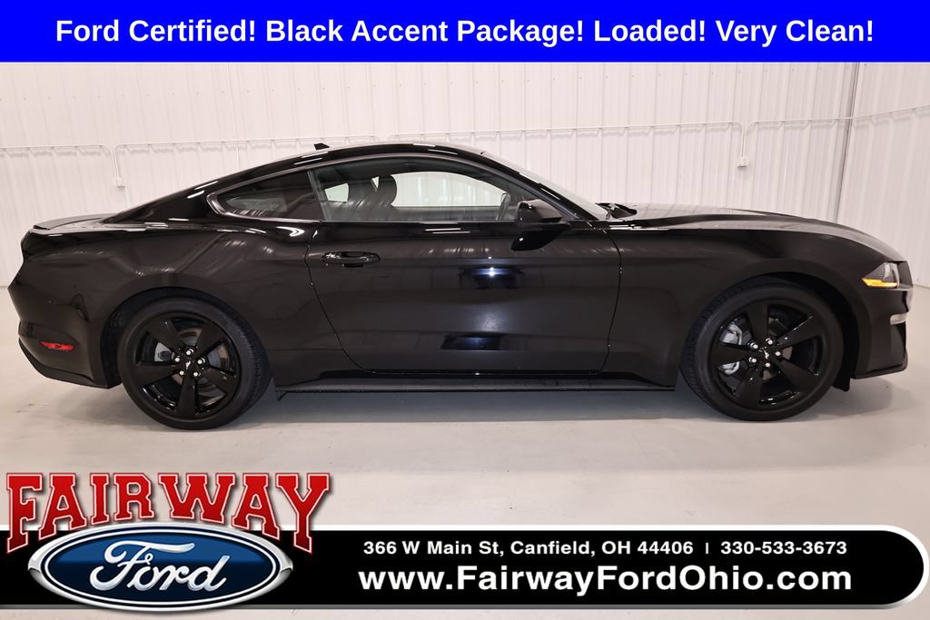 Certified 2021 Ford Mustang Coupe w/ Equipment Group 101A RWD image 1