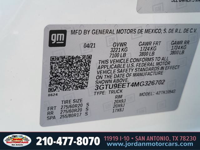 Used 2021 GMC Sierra 1500 AT4 w/ AT4 Value Package AWD/4WD image 35