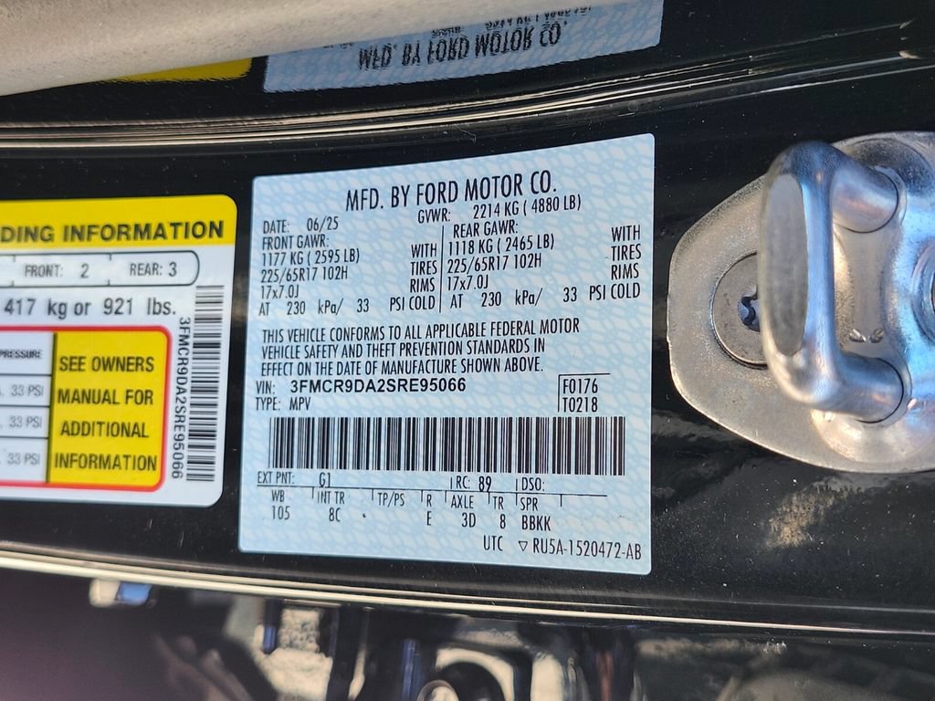 Certified 2025 Ford Bronco Sport Badlands AWD/4WD image 33