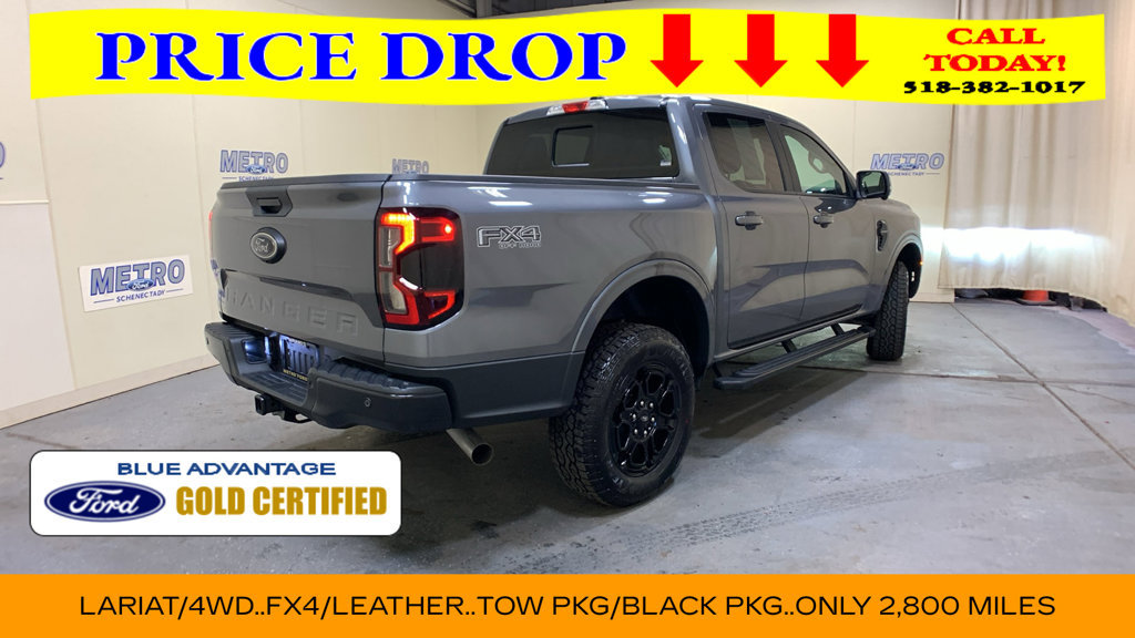 Certified 2025 Ford Ranger Lariat w/ FX4 Off-Road Package AWD/4WD image 3