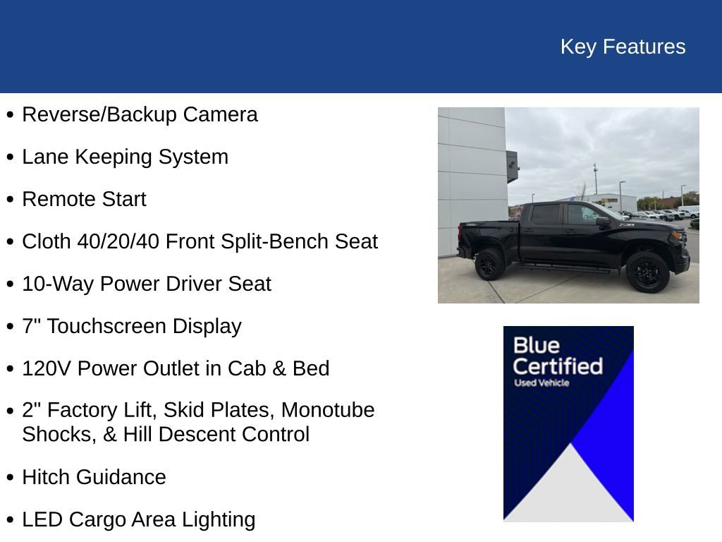 Used 2024 Chevrolet Silverado 1500 Custom Trail Boss AWD/4WD image 26