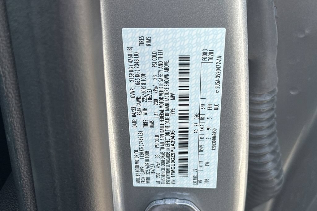 Certified 2023 Ford Escape Active w/ Tech Pack #1 AWD/4WD image 33
