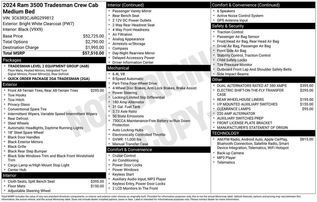 Used 2024 RAM 3500 Tradesman image 19