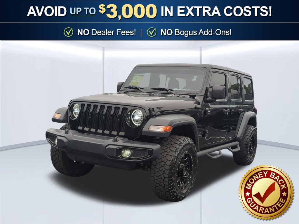 Used 2021 Jeep Wrangler Unlimited Sport AWD/4WD 360° Tour