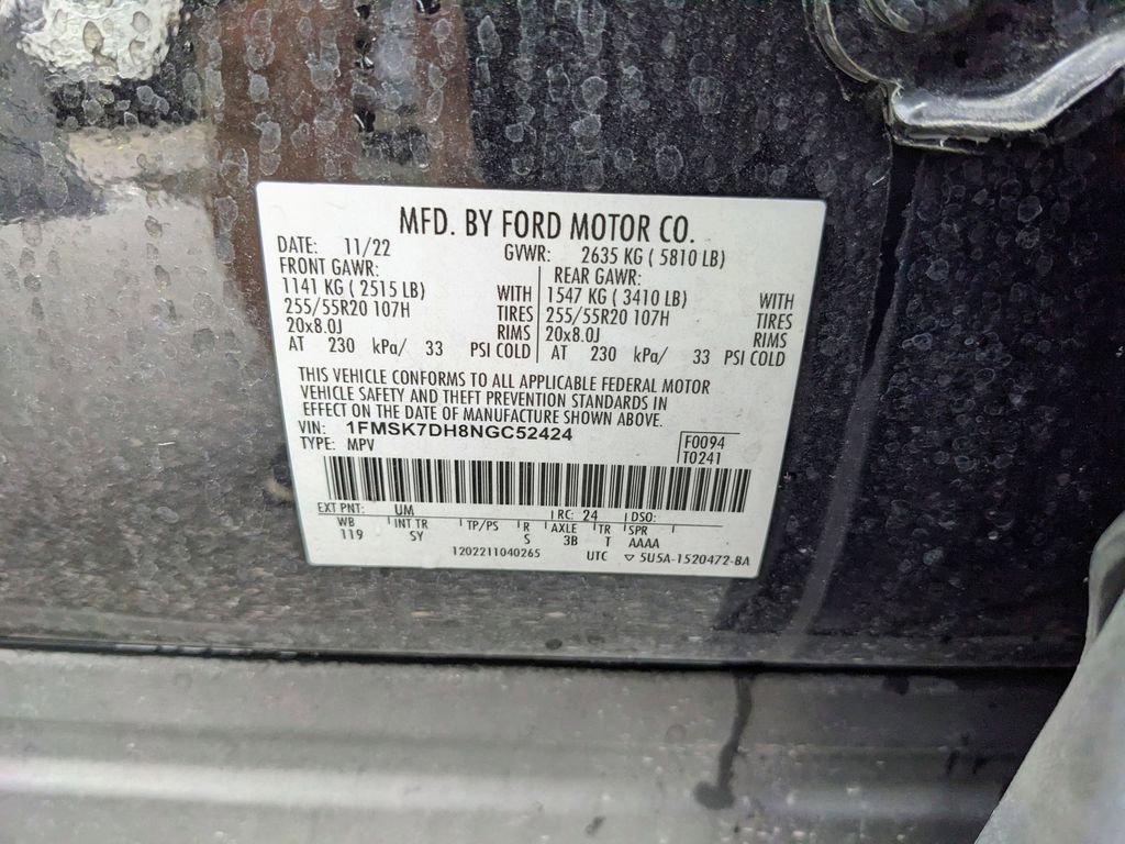 Certified 2022 Ford Explorer XLT w/ Equipment Group 202A image 36