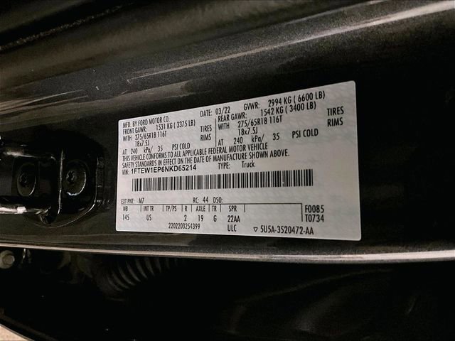 Certified 2022 Ford F150 XLT w/ Equipment Group 302A High AWD/4WD image 33