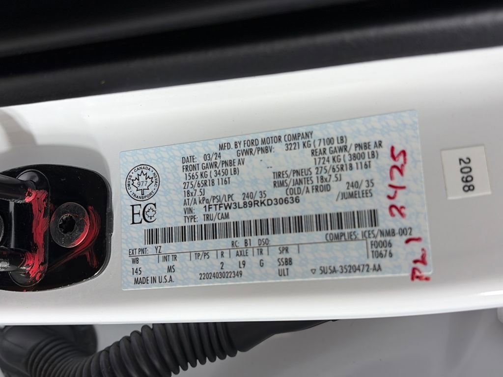 Certified 2024 Ford F150 XLT w/ Tow/Haul Package image 9