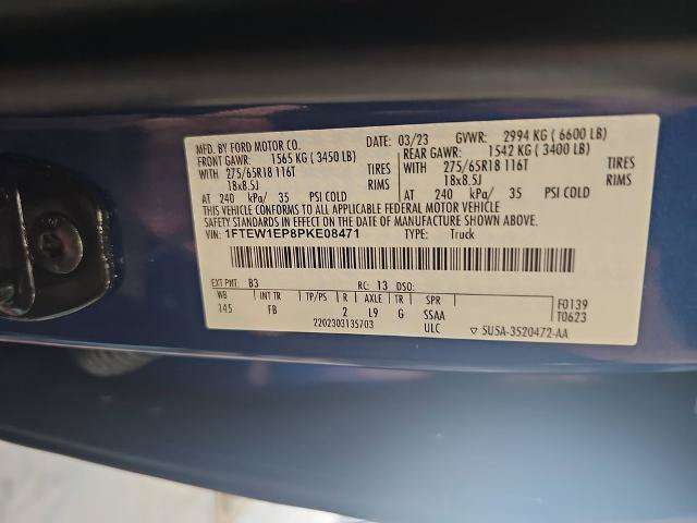 Certified 2023 Ford F150 XLT w/ Equipment Group 302A High AWD/4WD image 34