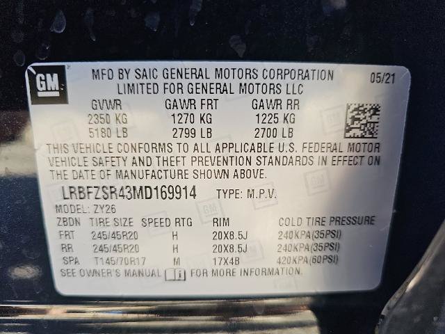 Used 2021 Buick Envision Avenir w/ Technology Package II AWD/4WD image 36