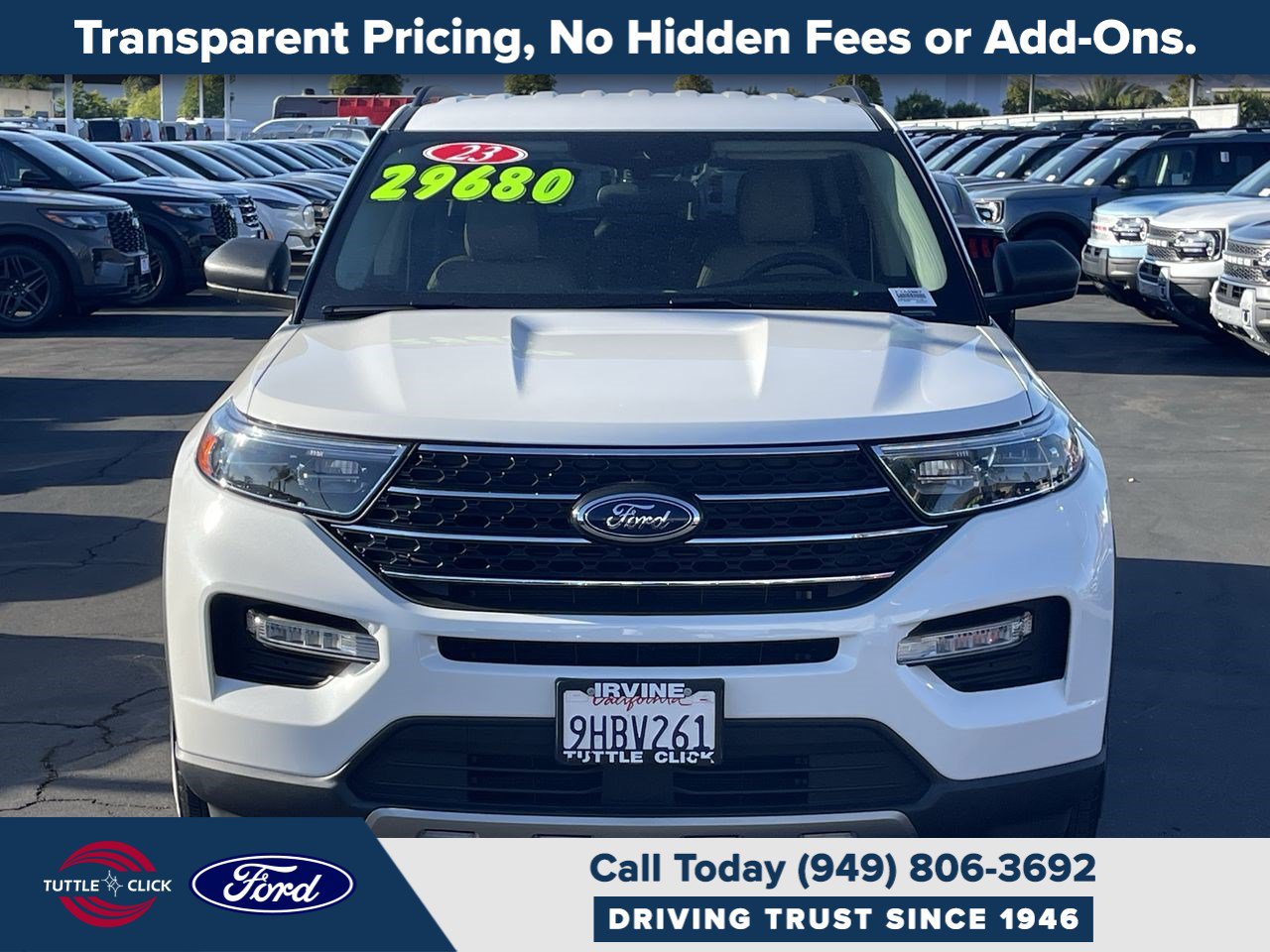 Certified 2023 Ford Explorer XLT w/ Equipment Group 202A RWD image 2