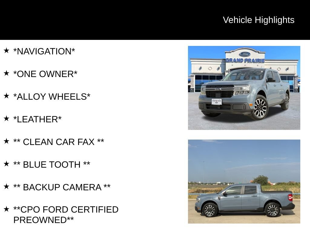 Certified 2024 Ford Maverick Lariat AWD/4WD image 4