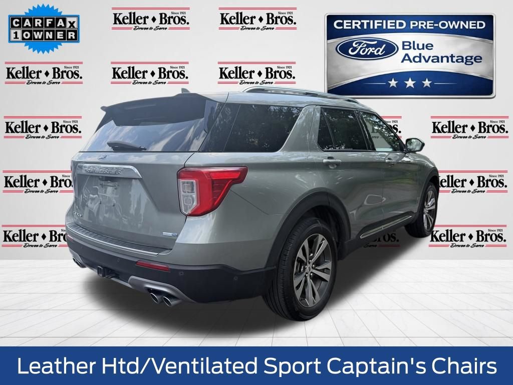 Certified 2020 Ford Explorer Platinum w/ Premium Technology Package AWD/4WD image 7