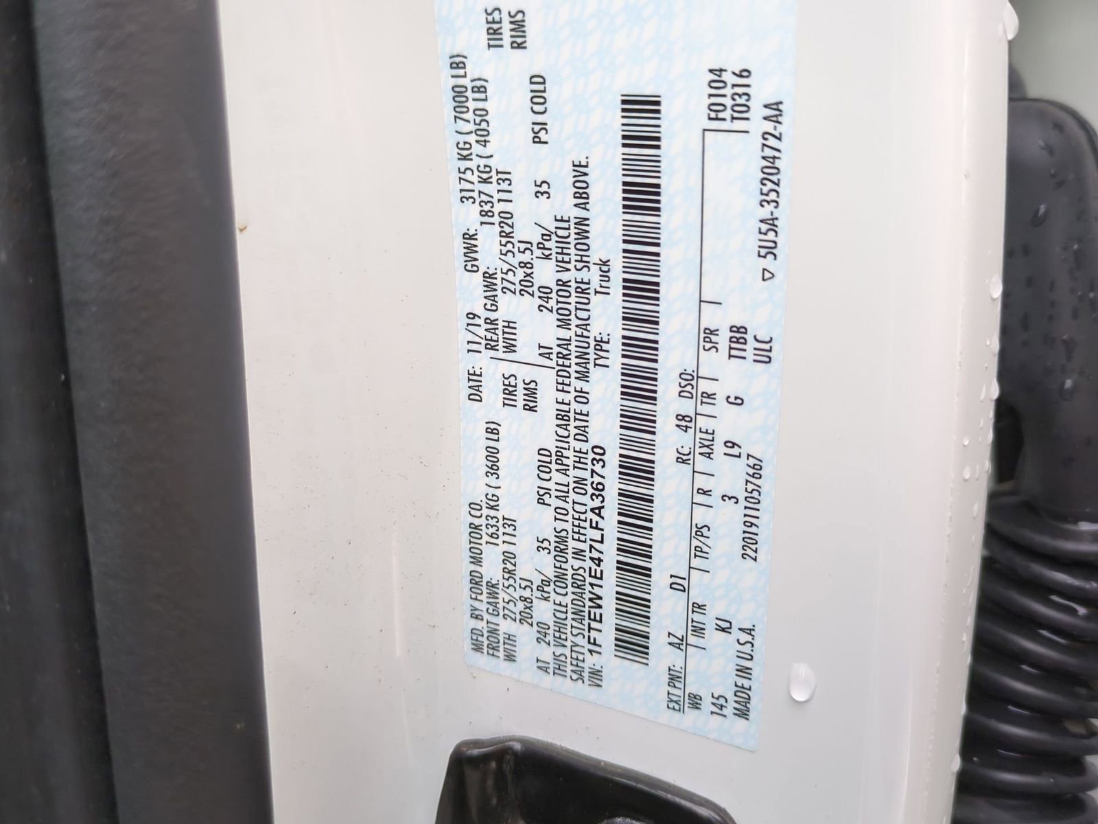 Certified 2020 Ford F150 King Ranch w/ Equipment Group 601A Luxury image 45