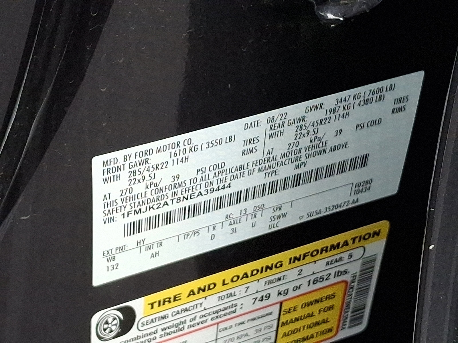 Certified 2022 Ford Expedition Max Limited image 30