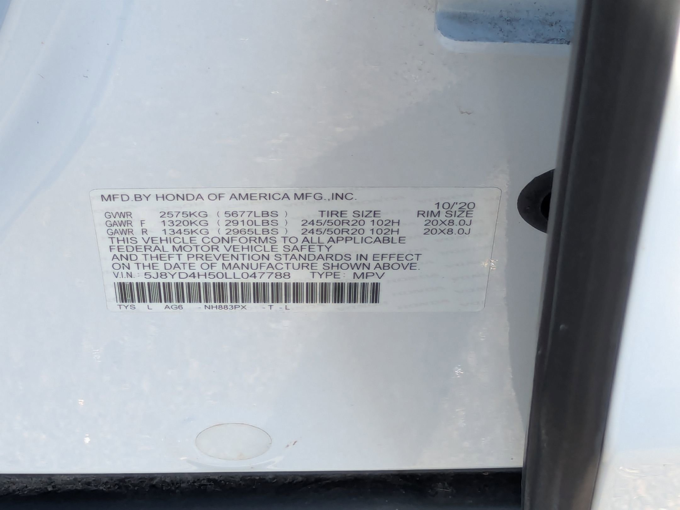Used 2020 Acura MDX SH-AWD w/ Technology Package image 46