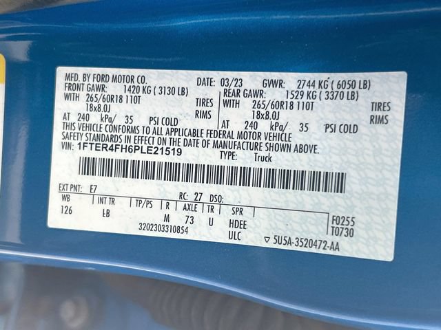 Certified 2023 Ford Ranger XLT w/ Equipment Group 301A Mid AWD/4WD image 38