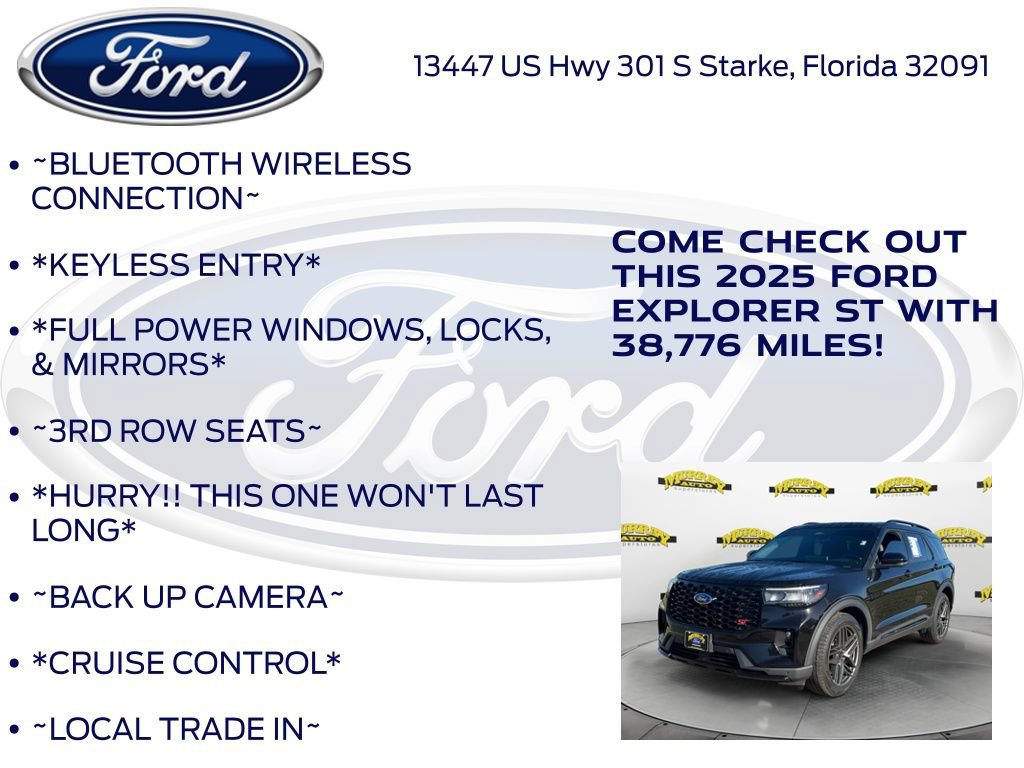 Certified 2025 Ford Explorer ST AWD/4WD image 12