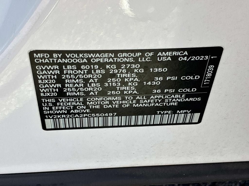Used 2023 Volkswagen Atlas SE AWD/4WD image 23