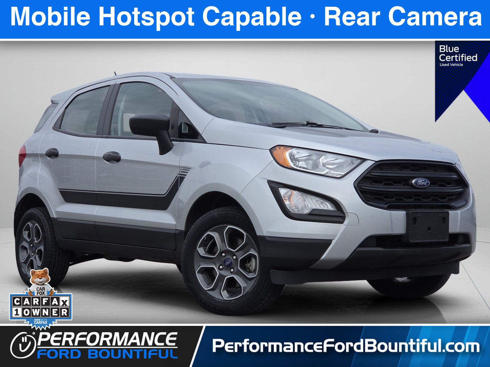 Certified 2022 Ford EcoSport S