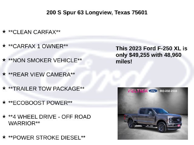 Certified 2023 Ford F250 XL w/ STX Appearance Package AWD/4WD image 5
