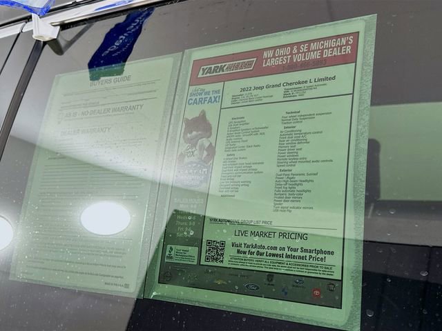 Used 2022 Jeep Grand Cherokee L Limited image 15