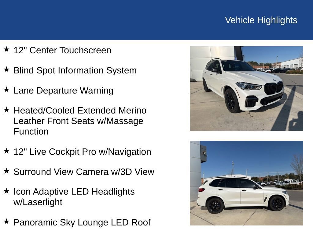 Used 2022 BMW X5 M50i w/ Executive Package image 33