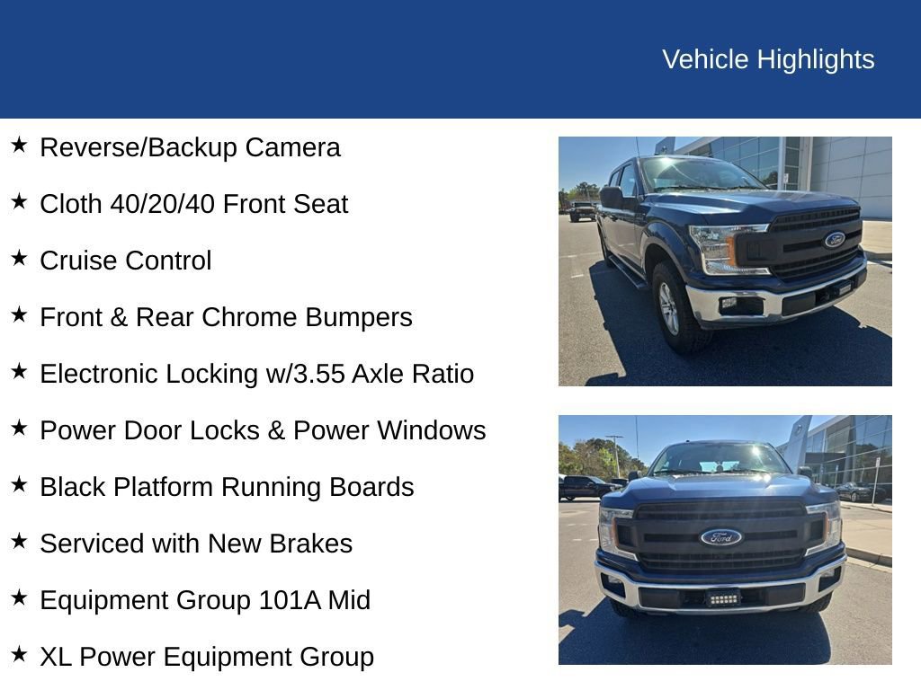 Certified 2018 Ford F150 XL w/ Equipment Group 101A Mid image 8