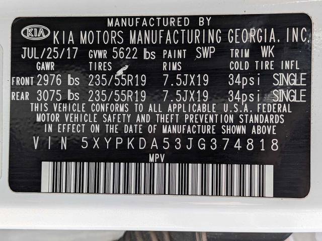 Used 2018 Kia Sorento SX image 38