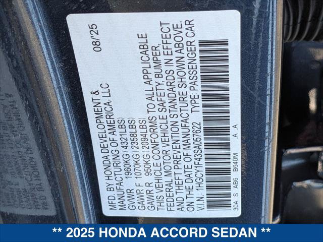Used 2025 Honda Accord SE image 25