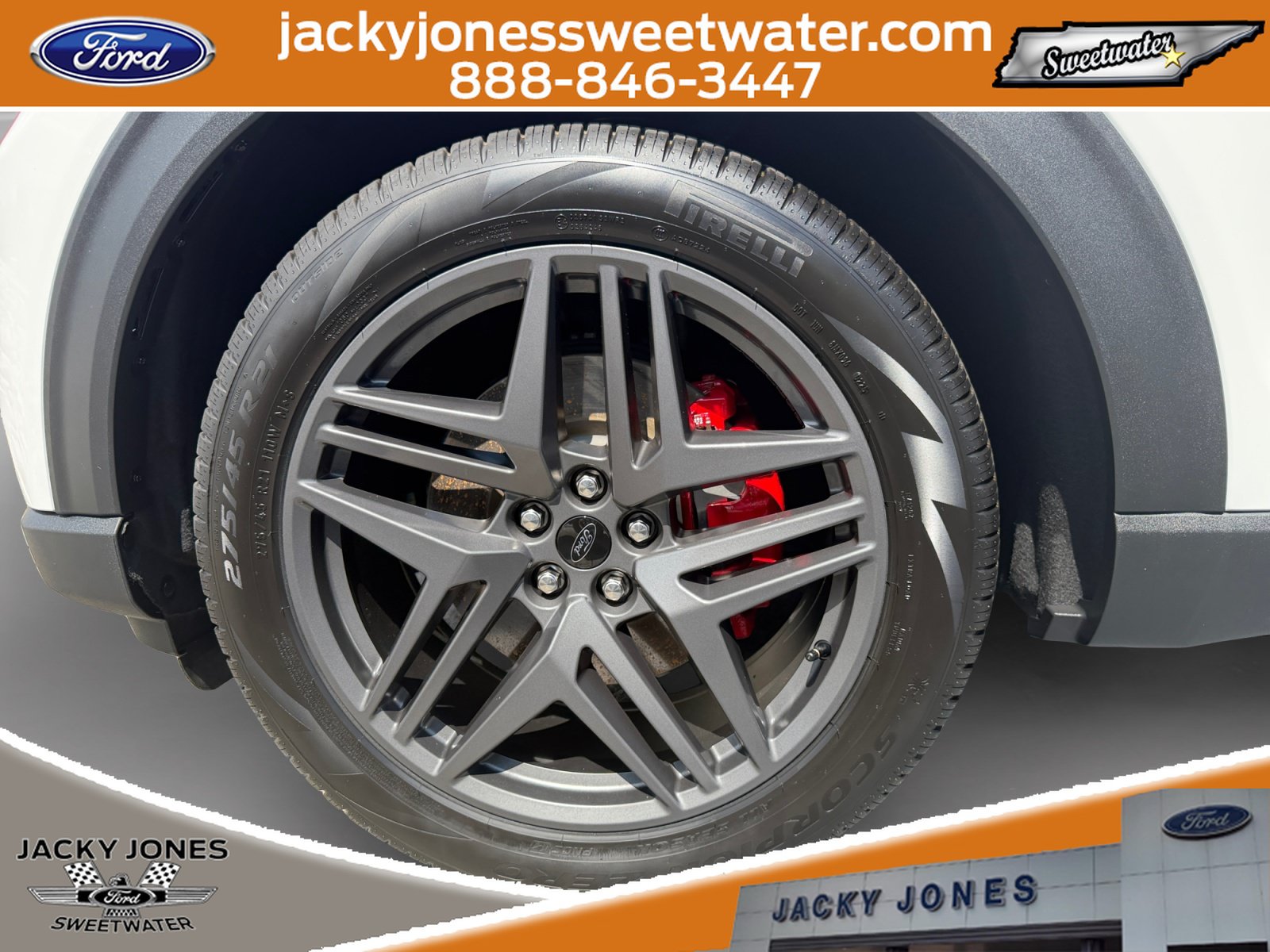 Certified 2025 Ford Explorer ST w/ Sun And Sound Package AWD/4WD image 9