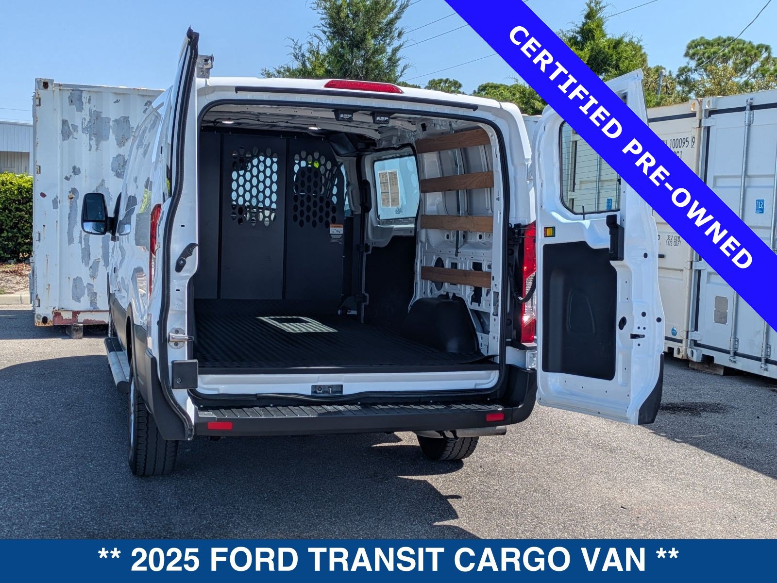 Certified 2025 Ford Transit 250 Low Roof w/ Exterior Upgrade Package RWD image 13