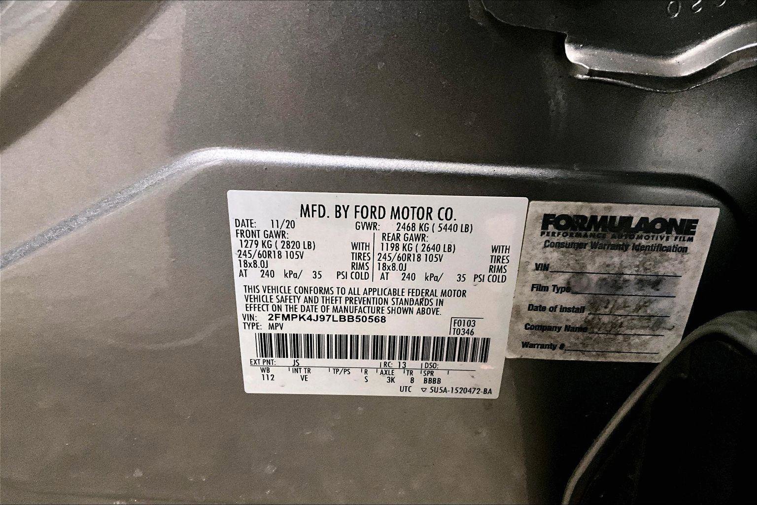 Certified 2020 Ford Edge SEL w/ Convenience Package image 32