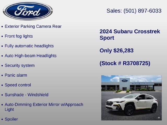 Used 2024 Subaru Crosstrek 2.5i Sport w/ Crosstrek Mirror Package AWD/4WD image 30