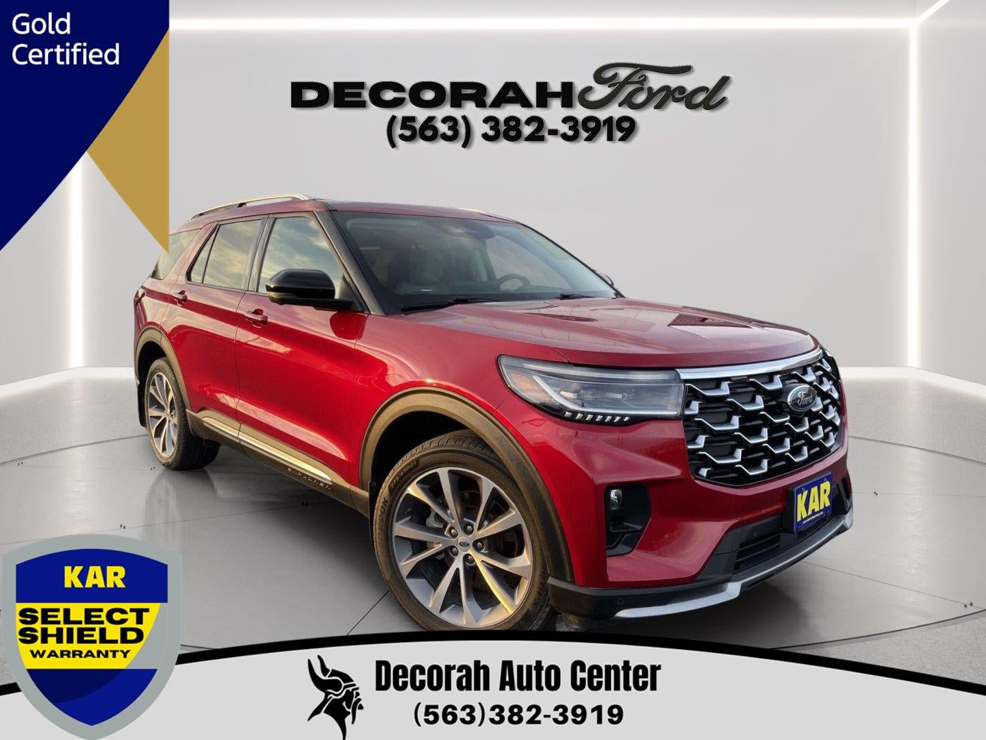 Certified 2025 Ford Explorer Platinum w/ Ultimate Package