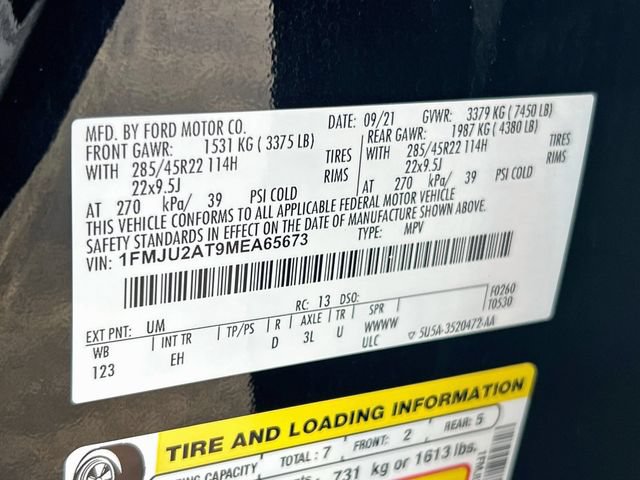 Certified 2021 Ford Expedition Limited AWD/4WD image 44