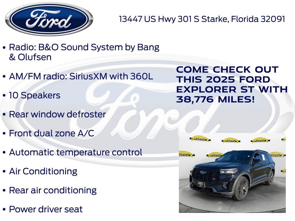 Certified 2025 Ford Explorer ST AWD/4WD image 22
