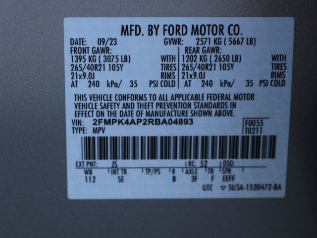 Certified 2024 Ford Edge ST w/ Equipment Group 401A AWD/4WD image 32