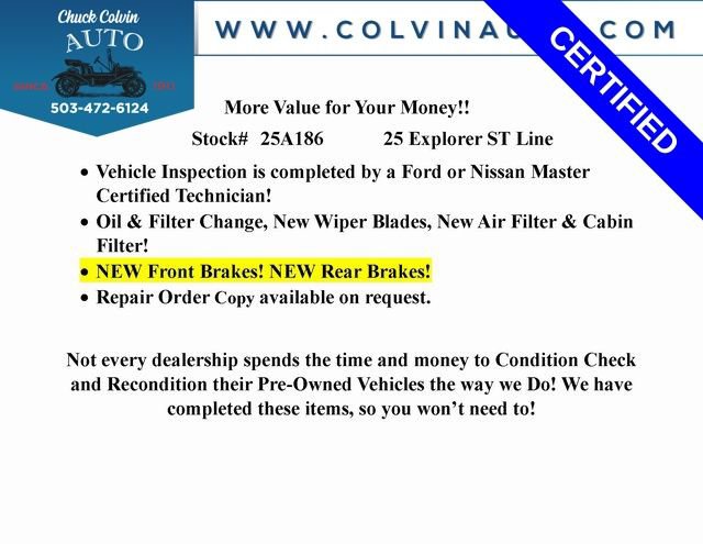 Certified 2025 Ford Explorer ST-Line w/ ST-Line Street Pack image 11