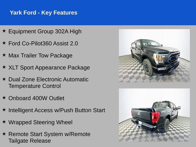 Certified 2023 Ford F150 XLT w/ Equipment Group 302A High image 10