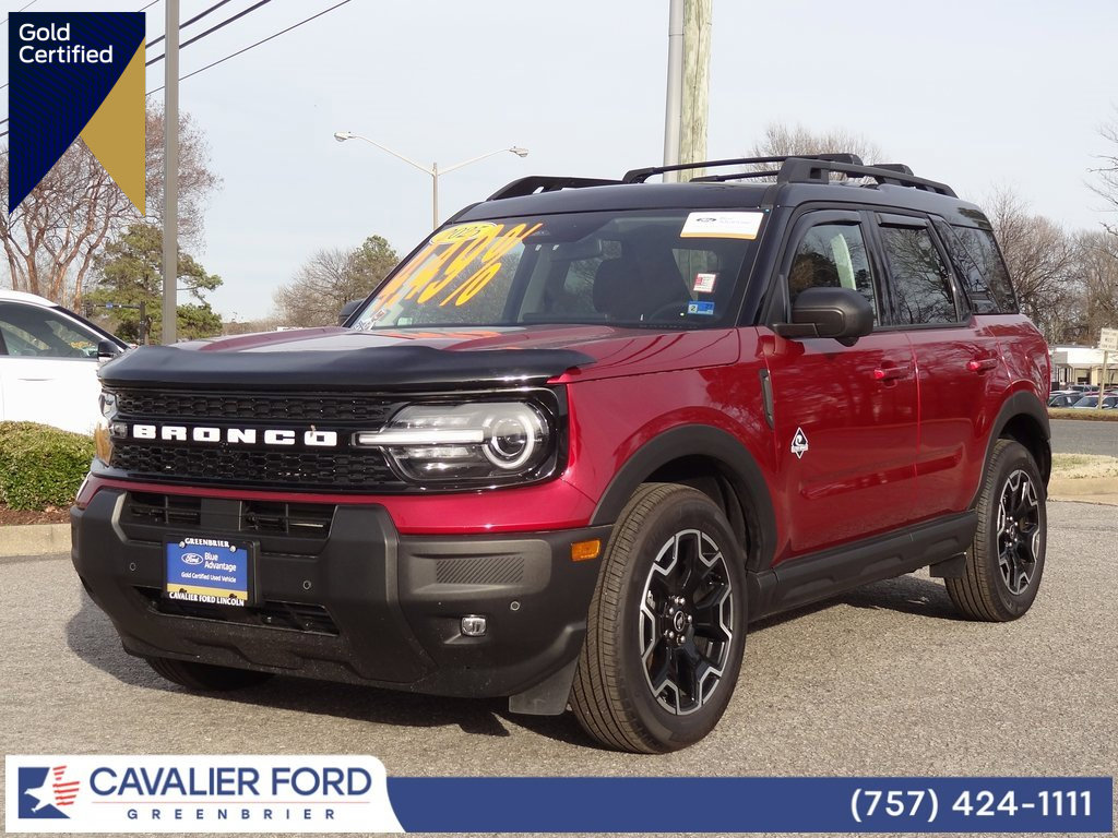 Certified 2025 Ford Bronco Sport Outer Banks w/ Outer Banks Tech Package+ image 1