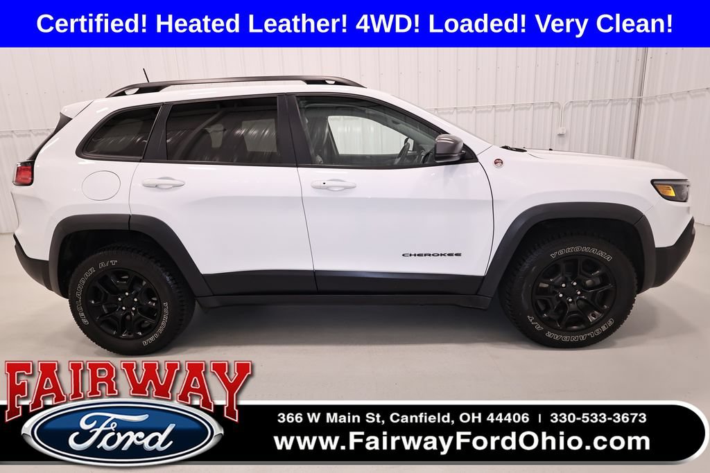 Used 2019 Jeep Cherokee Trailhawk w/ Cold Weather Group AWD/4WD image 1