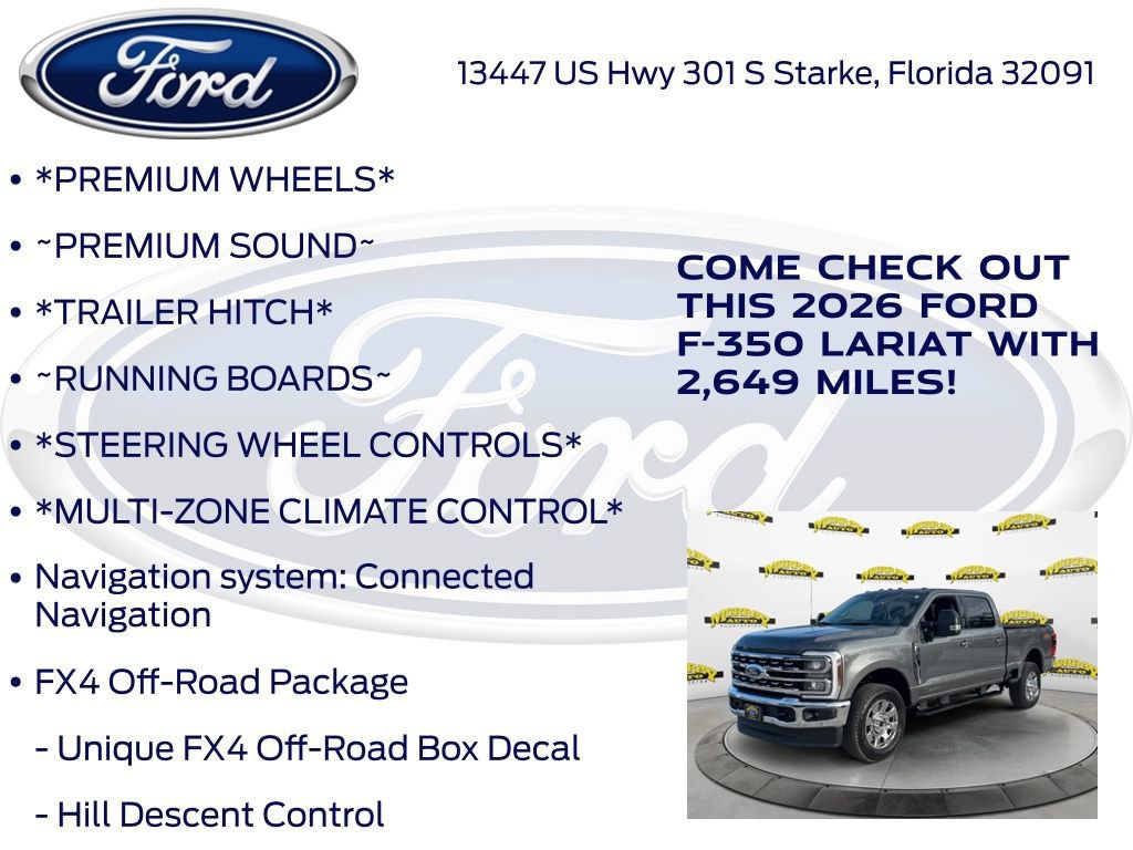 Certified 2026 Ford F350 Lariat w/ Lariat Premium Package AWD/4WD image 17