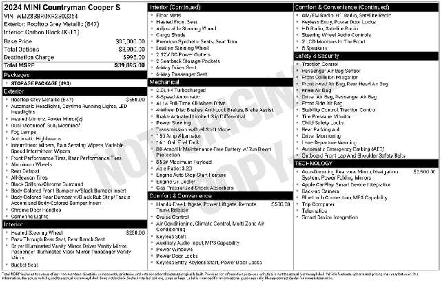 Used 2024 MINI Cooper Countryman S AWD/4WD image 34