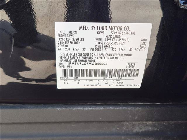 Certified 2021 Ford Explorer King Ranch w/ Premium Technology Package RWD image 26